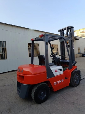 Original Color 3 Ton Second-hand HELI CPCD30 Diesel Forklift in Perfect Working Condition