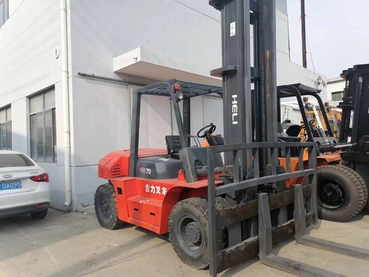 USED HELI CPCD70 7ton Diesel Forklift with Side Shift in Customer Requirements Met