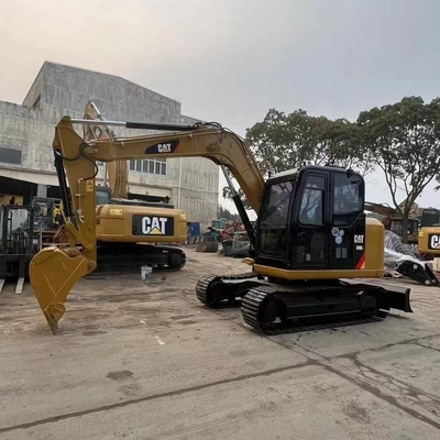 Used CAT308E2 Crawler Excavator 8 Ton Operating Weight Perfect for Construction Sites