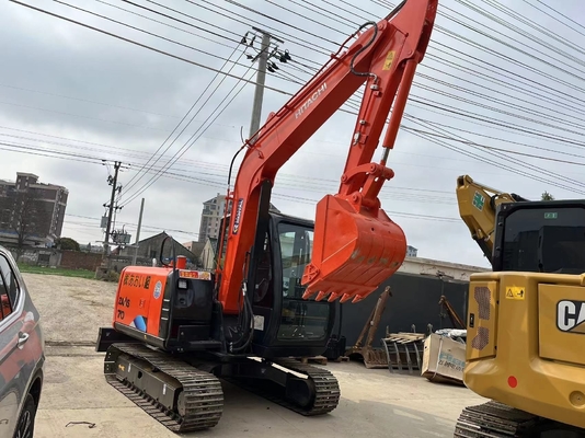 Second-hand Excavator Hitachi ZX70 in Good Condition with Liyuan Hydraulic Cylinder