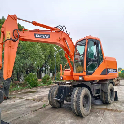 Doosan DH150W-7 Second Hand Hydraulic Crawler Digger Excavator Low Working Hours