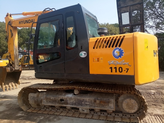 Secondhand Hyundai 110-7 Excavator Crawler Hydraulic Digger with 0.5m3 Bucket Capacity