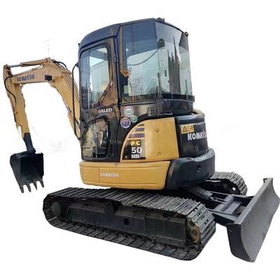 Komatsu PC50MR Second Hand Crawler Digger Excavator with Original Hydraulic Cylinder