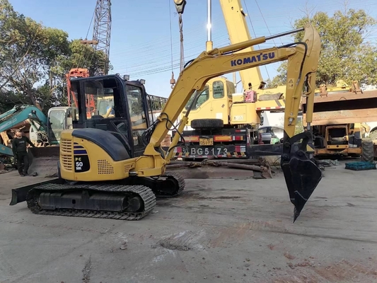 Low Working Hours Japan Komatsu PC50 Mini Crawler Excavator in Excellent Condition