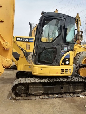 Best 5 Ton Komatsu PC55 Crawler Excavator with 0-2000 Working Hours and Hydraulic Pump
