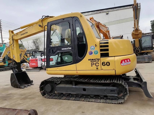Low working used Komatsu pc60 excavator with engine and pump in good condition