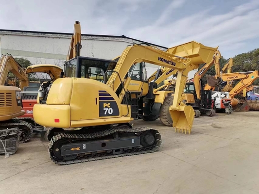 Komatsu PC70 Crawler Excavator 7 Ton Digger with 0-2000 Working Hours Japan Import