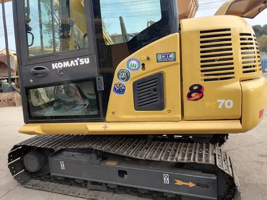 Komatsu PC70 Crawler Excavator 7 Ton Digger with 0-2000 Working Hours Japan Import