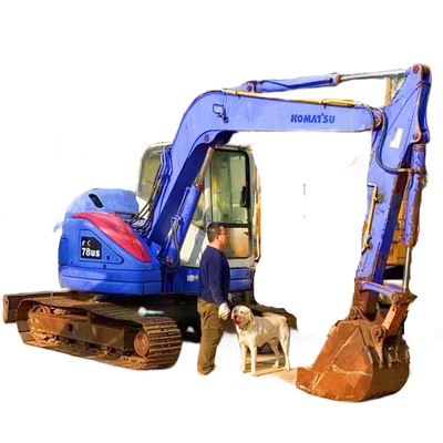 Secondhand Komatsu PC78 Excavator with High Operating Efficiency and Good Condition