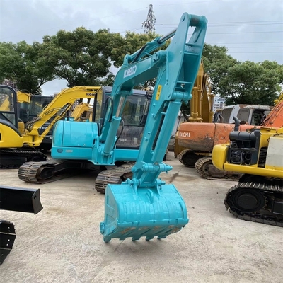 30kw Original Paint Kobelco SK60 Hydraulic Crawler Excavator 6Ton Mini Digger with Blade