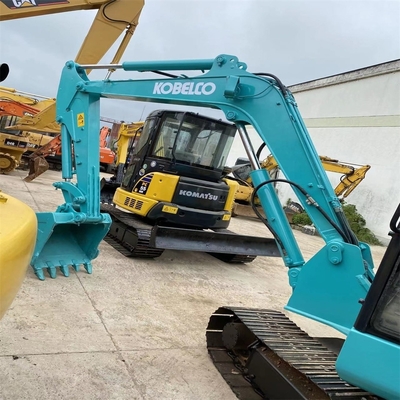 30kw Original Paint Kobelco SK60 Hydraulic Crawler Excavator 6Ton Mini Digger with Blade