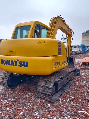 Japan Original Komatsu PC60 Excavator 6 Ton Crawler Digger with 0.35m3 Bucket
