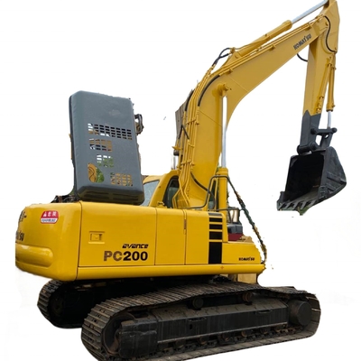 Used Komatsu PC200-6 Excavator with Advanced Hydraulic System 19400 KG Machine Weight