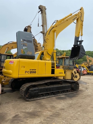 Used Komatsu PC200-6 Excavator with Advanced Hydraulic System 19400 KG Machine Weight