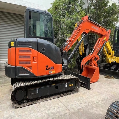 6TON Used Mini Excavator with 95% Japan Hitachi ZX65UR and Other Hydraulic Cylinder