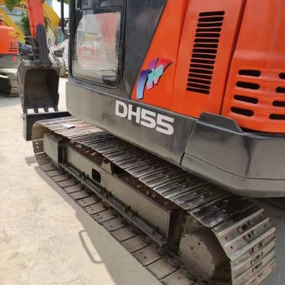 Moving Type Crawler Hydraulic Excavator Doosan DH55 Good Performance Used Excavator