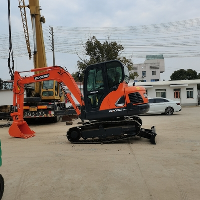 Best Doosan Dx60 Hydraulic Excavator with Low Working Hours and 6TON Operating Weight