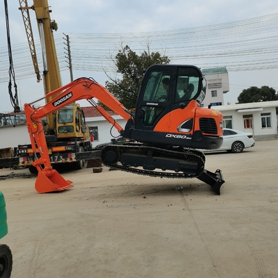 Best Doosan Dx60 Hydraulic Excavator with Low Working Hours and 6TON Operating Weight