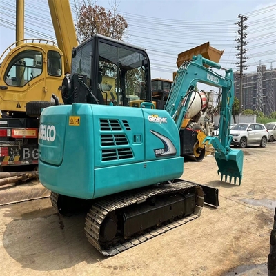 Used Kobelco SK60 Excavator Digger in Excellent Condition for Pipeline Construction