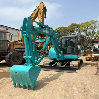 Used Kobelco SK60 Excavator Digger in Excellent Condition for Pipeline Construction