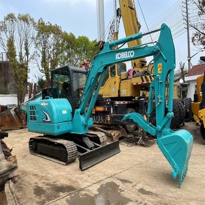 Used Kobelco SK60 Excavator Digger in Excellent Condition for Pipeline Construction