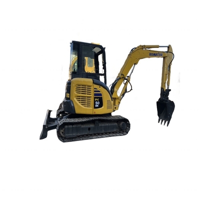 Advantages High Working Efficiency 0.3m3 Bucket Capacity Used Komatsu PC50 Excavator