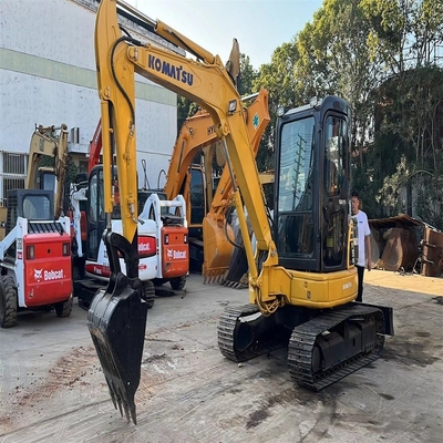 Advantages High Working Efficiency 0.3m3 Bucket Capacity Used Komatsu PC50 Excavator
