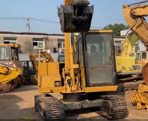 CAT E70B Crawler excavator with durable hydraulic cylinder and long service life