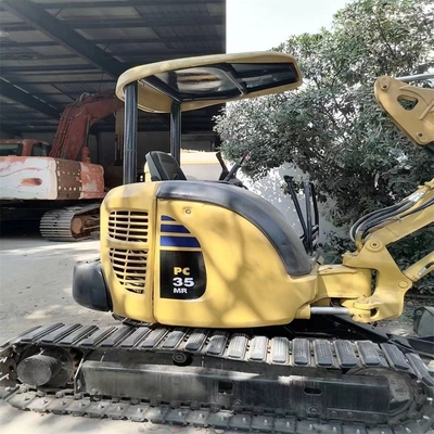 Original Color Used KOMATSU PC35 Crawler Excavator Multi Function 3500 KG High Qualit