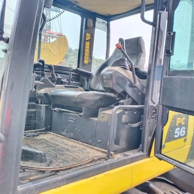 Used Komatsu PC56 5.6ton Mini Excavator with Original Japan Engine Ready to Work