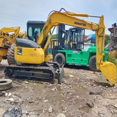 Used KOMATSU PC78US 7 Ton Small Hydraulic Crawler Excavator Digger in Good Condition