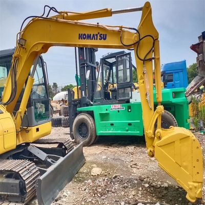 Used KOMATSU PC78US 7 Ton Small Hydraulic Crawler Excavator Digger in Good Condition