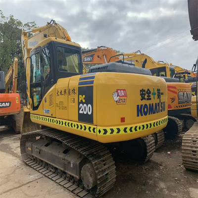 20 Ton Komatsu PC200 Used Medium Hydraulic Crawler Excavator Japan and Well-Maintained
