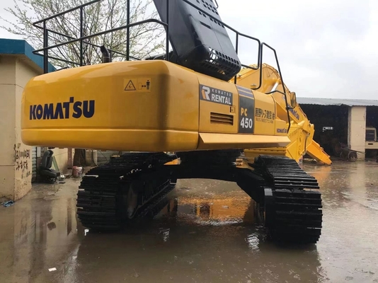 KOMATSU pc450-7 Excavator 45ton Heavy Machinery with Low Hours and Hydraulic Cylinder