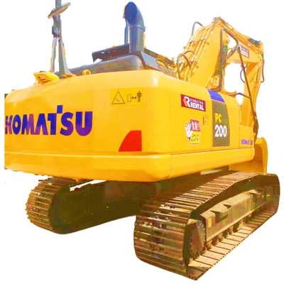 Low Hours KOMATSU PC200-8 Excavator Secondhand Heavy Equipment 20ton Crawler Digger
