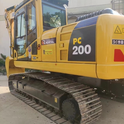 Low Hours KOMATSU PC200-8 Excavator Secondhand Heavy Equipment 20ton Crawler Digger
