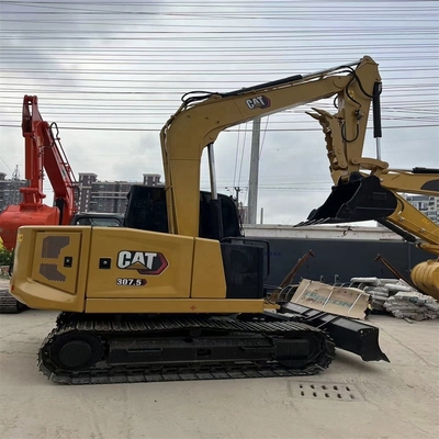 CAT 303.5E Excavator 3.5 Ton with Powerful Bucket and Stick Digging Force Original Color