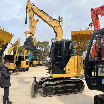 CAT 303.5E Excavator 3.5 Ton with Powerful Bucket and Stick Digging Force Original Color