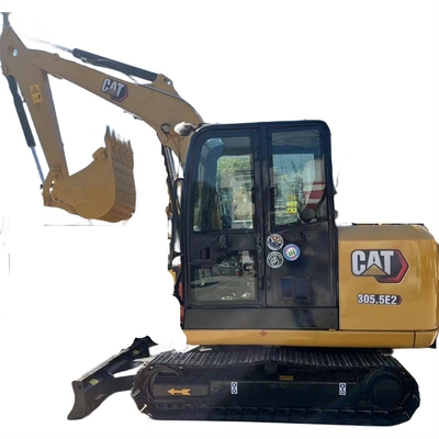 CAT 305.5E2 Excavator on Caterpillar 34kw Used Crawler Excavator 0-2000 Working Hours