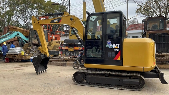 CAT 307E Used Mini Excavator 7ton Excellent Condition Low Hours Hydraulic Digger