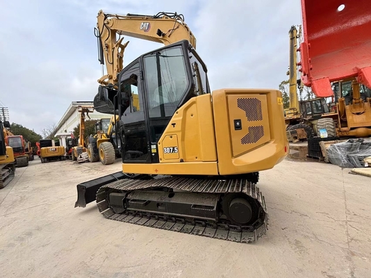 CAT 307.5 7.5ton Mini Crawler Digger from Japan with Hydraulic System and 36KW Power