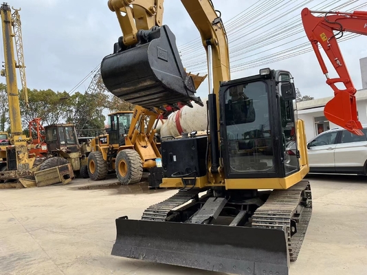 CAT 307.5 7.5ton Mini Crawler Digger from Japan with Hydraulic System and 36KW Power