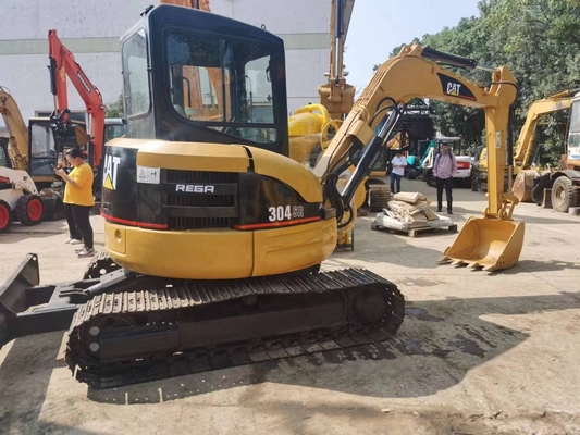 Low Hours 3ton CAT 304SR Secondhand Hydraulic Digger with and Flexible Operation
