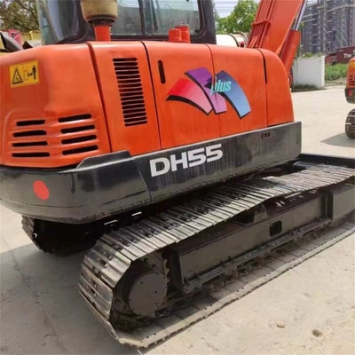 Original Doosan DH55 Excavator with 0.3M³ Bucket Capacity and 5.5TON Operating Weight