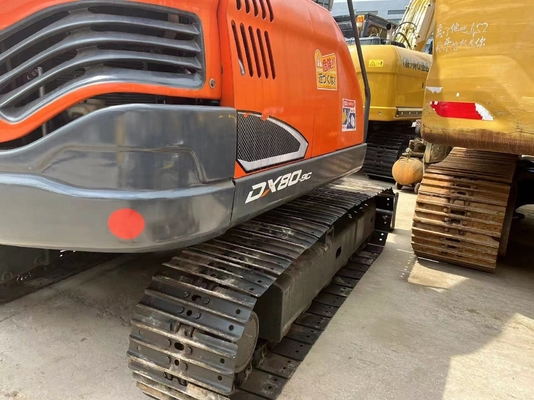 DOOSAN DX80 Excavator Used Crawler Digger with Low Working Hours and Smooth Operation