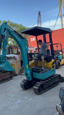 Second Hand Mini Kubota U15 Crawler Excavator Used Excavators 0.04M³ Original Color