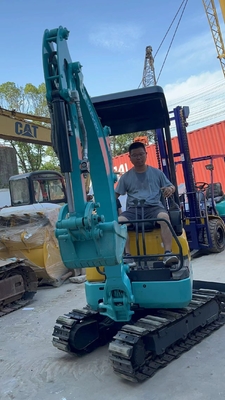 Second Hand Mini Kubota U15 Crawler Excavator Used Excavators 0.04M³ Original Color