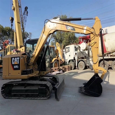 Second Hand CAT307e2 Digger Crawler Excavator with Original Color and Great Condition