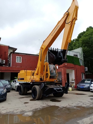 15TON HYUNDAI 150W Wheel Excavator Used Original from Korea with Good Performance