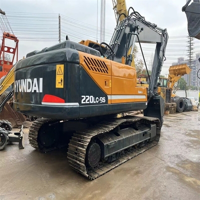 Well-Maintained Hyundai 220LC-9S Crawler Excavator with Diesel Engine in Good Condition